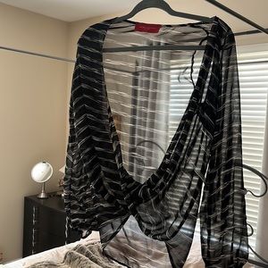 Sheer blouse for a night out!!!